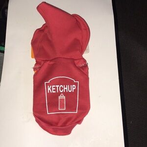 NWT Pet Ketchup Halloween Costume